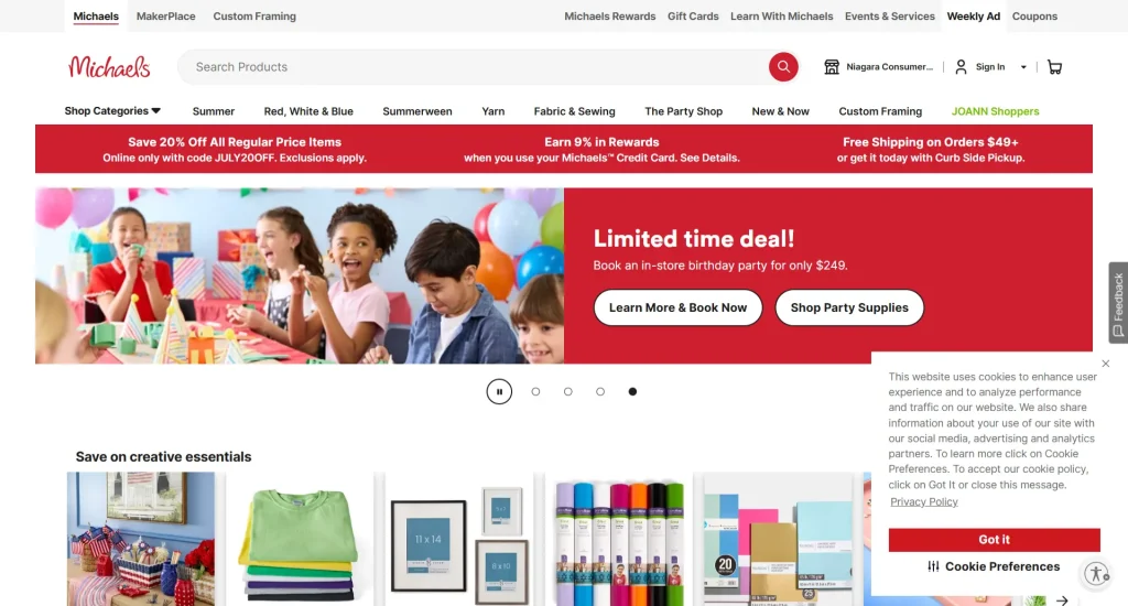 Stores Like Hobby Lobby - Michaels