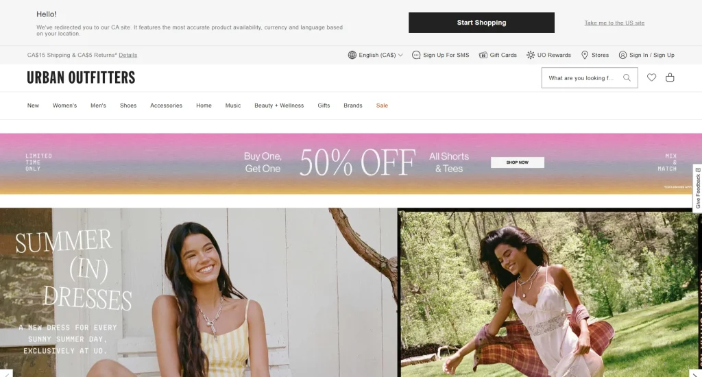 Stores Like ASOS - Urban Outfitters
